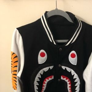 Bape Japan varsity jacket